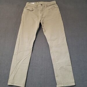 Gap Slim Stretch Chinos Mens 30x32 Taupe Casual Pants